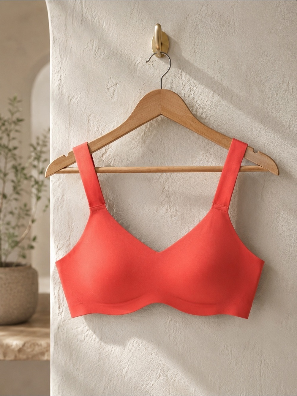Knix Evolution Bra Wide Straps Size 3 Tangerine Padded
